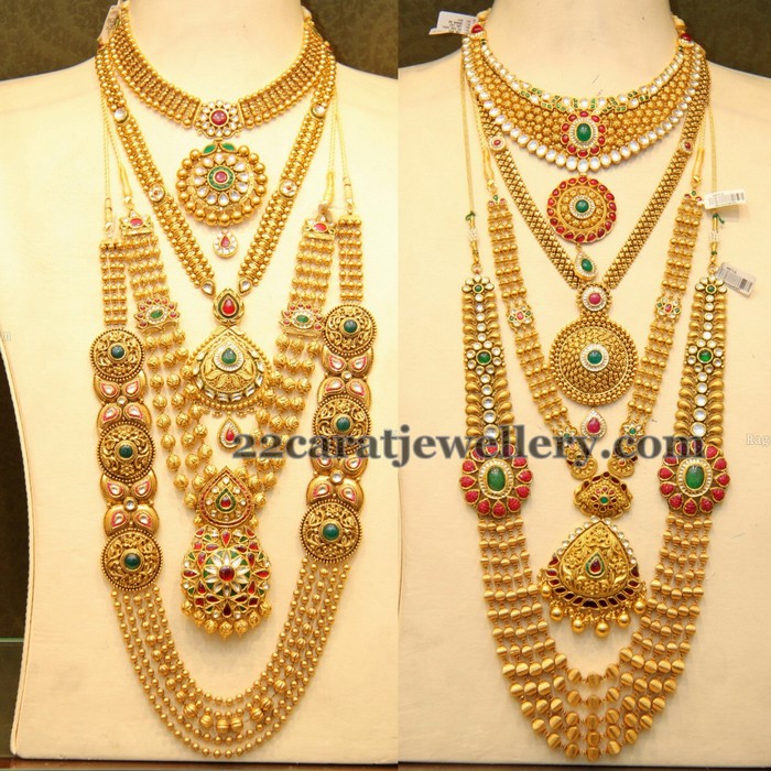 Complete Antique Gold Wedding Jewelry Jewellery Designs