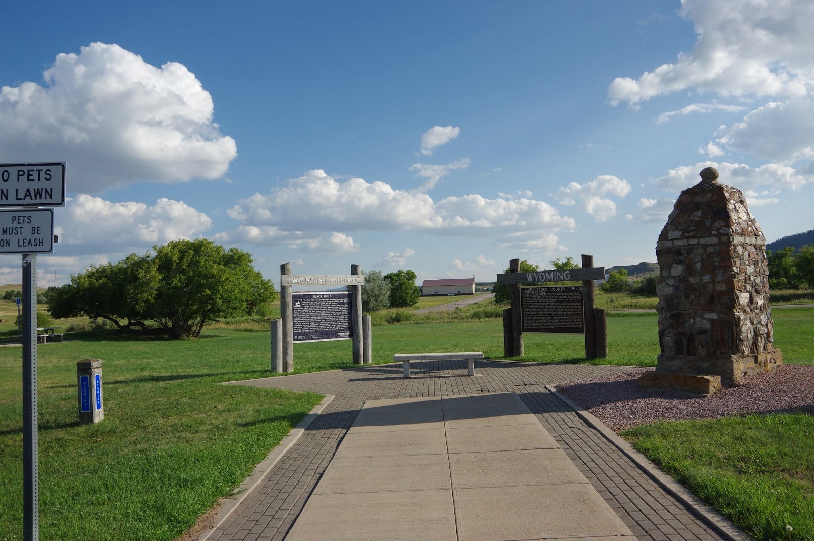 Some Gave All The Sundance, Wyoming Rest Stop Memorials.