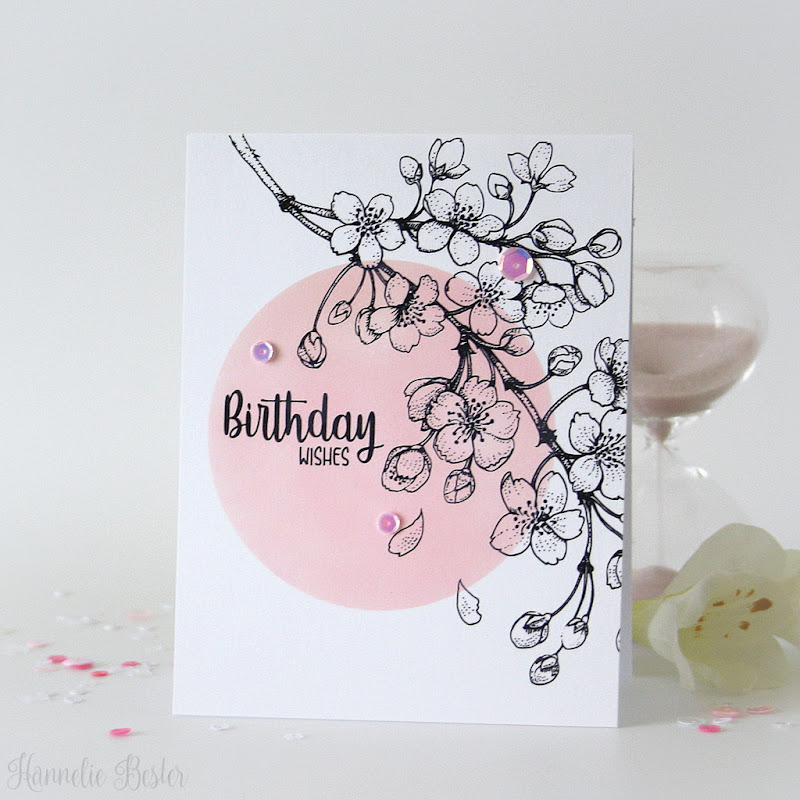 blossoming-cherry from Power poppy stamps