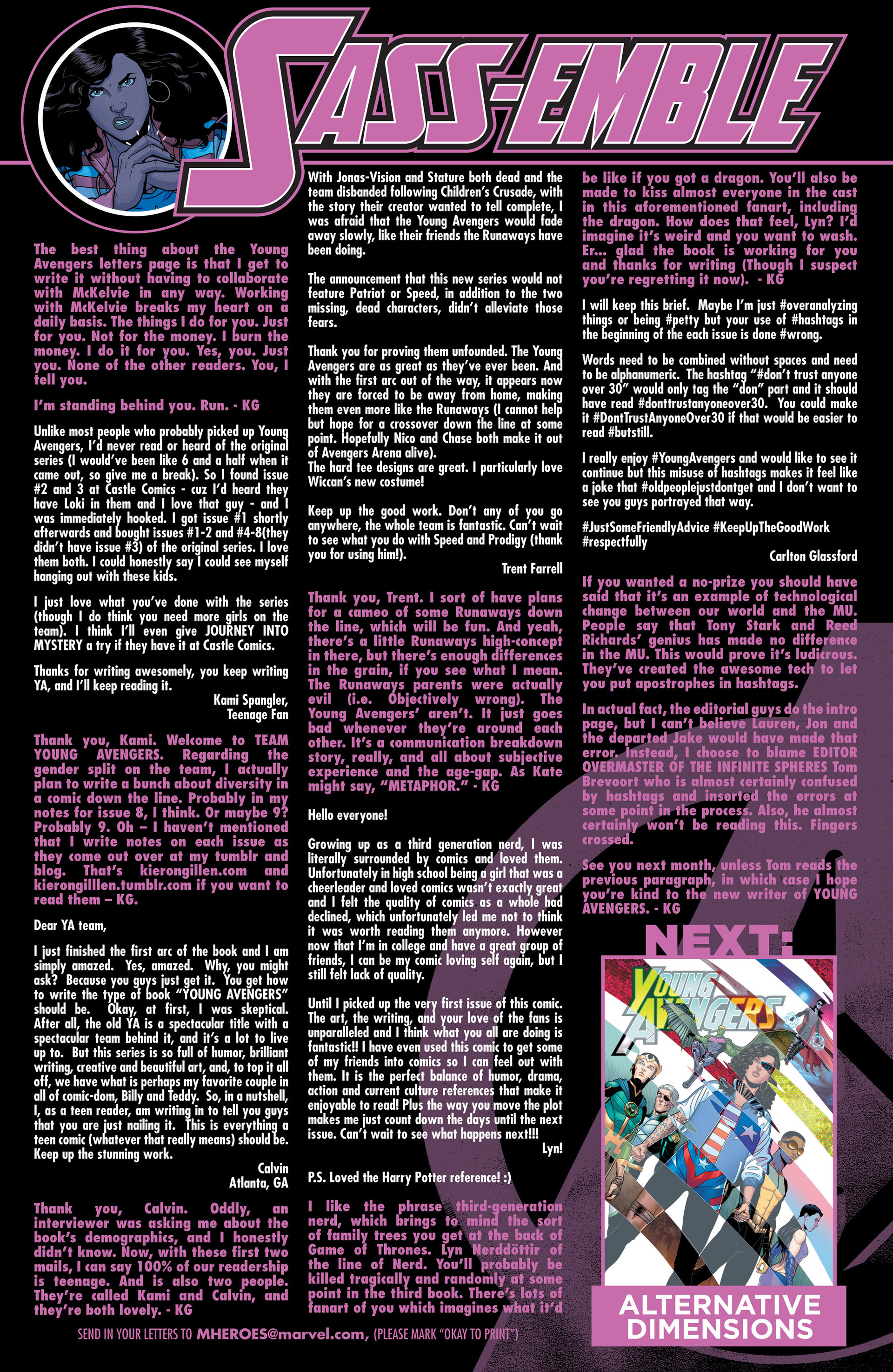 Read online Young Avengers (2013) comic -  Issue #7 - 23