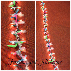 Fireflies and Jellybeans: Ribbon Light Garland and a Pinterest Party ...