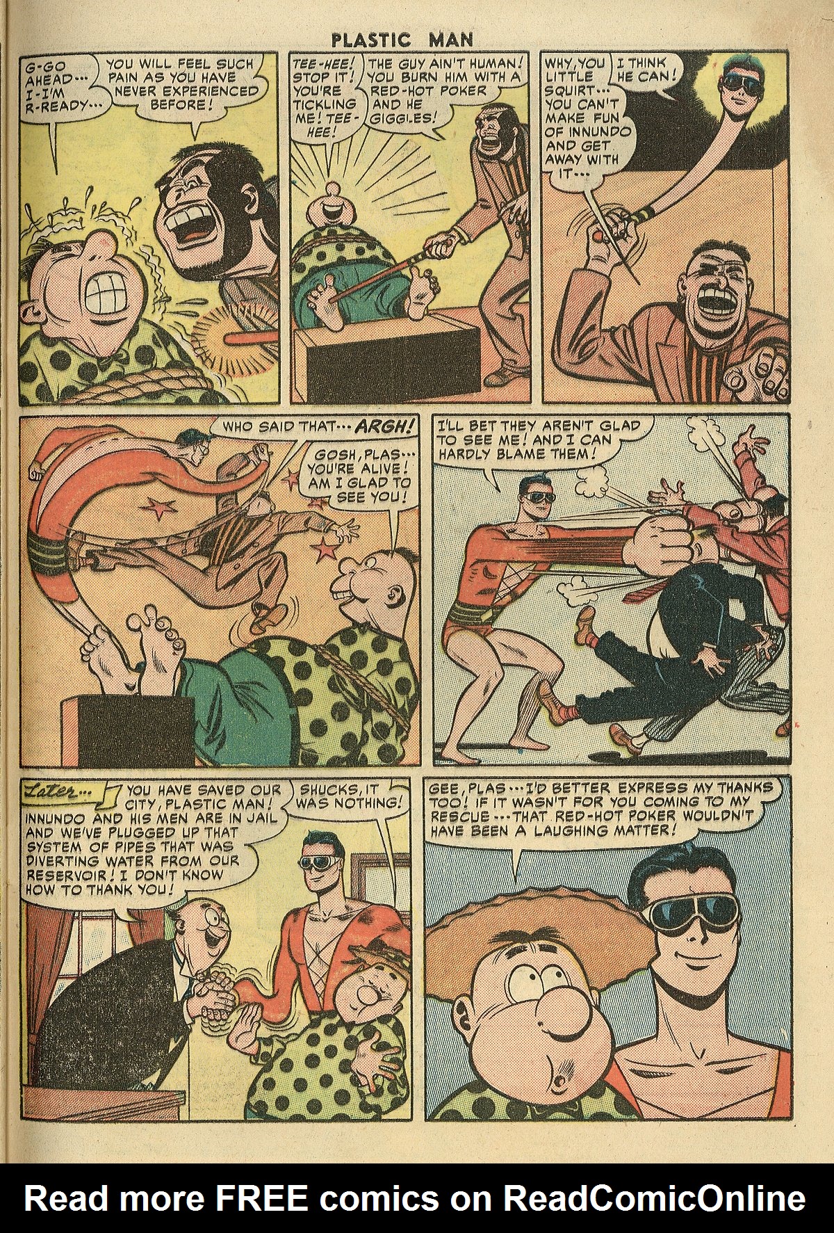 Read online Plastic Man (1943) comic -  Issue #28 - 49