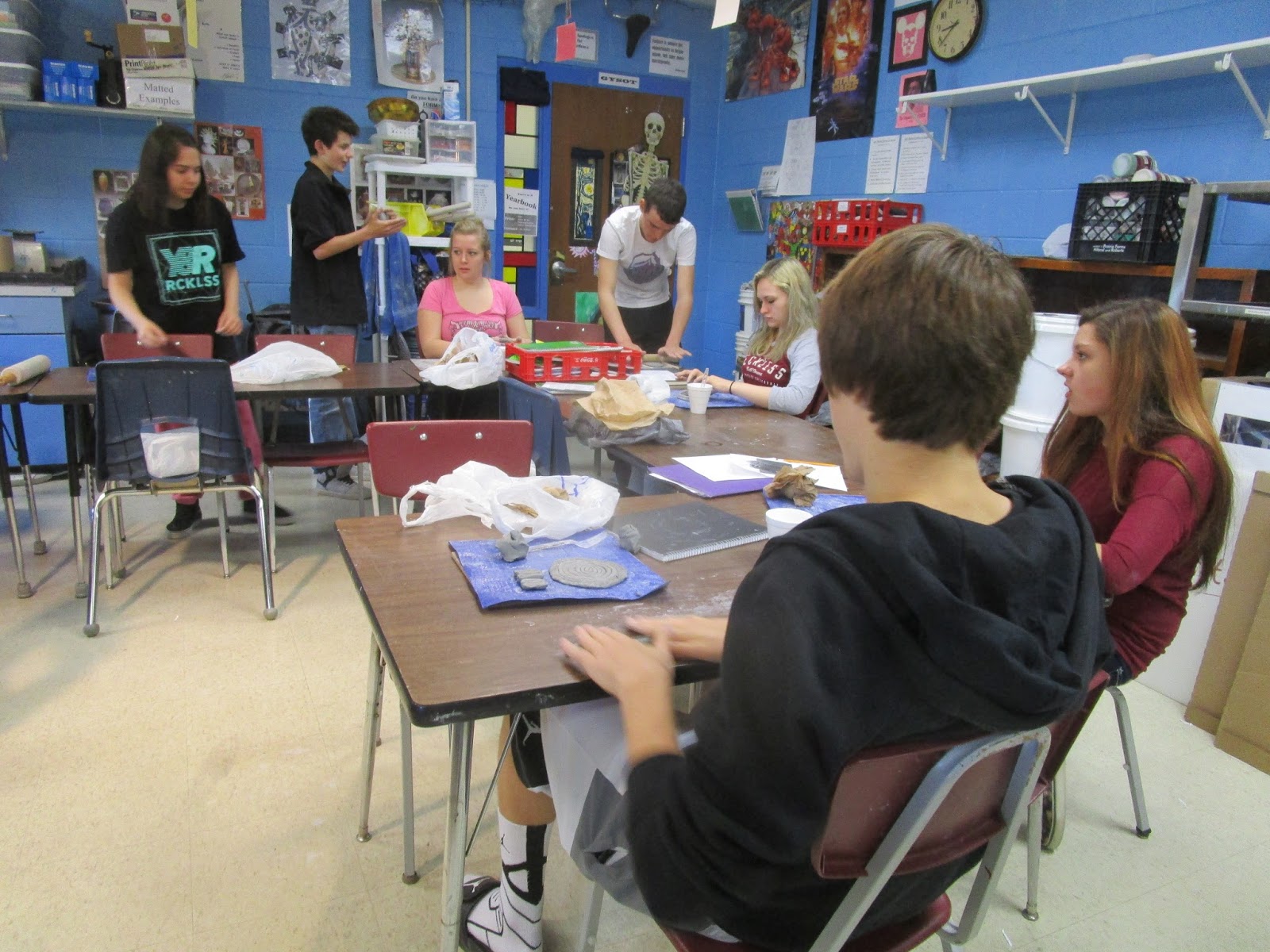 Coloring Outside the Lines Climax Springs High School students working