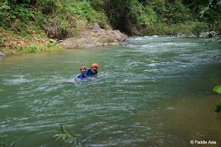 Khao Sok river swimming