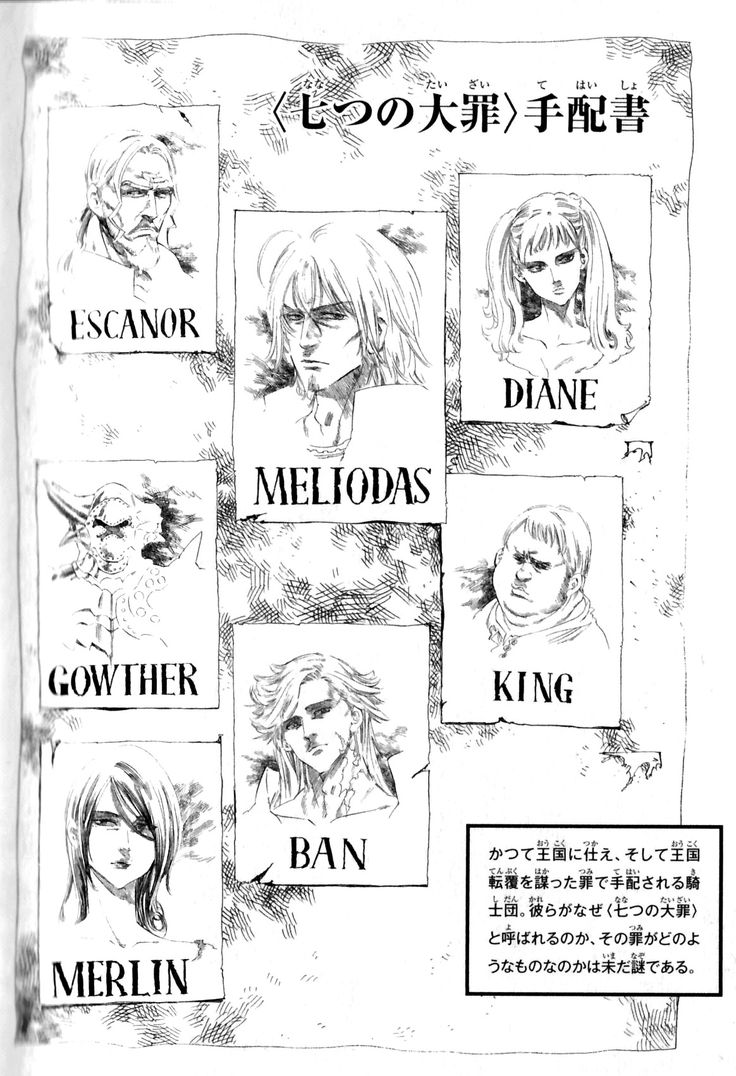 Todo Dia Ou (Quase Todo) alguns Wallpaper De Anime on X: Personagens:  Meliodas , Ban , Escanor , Gowther , Diane , Merlin , Elizabeth e King Anime  : Nanatsu no taizai /