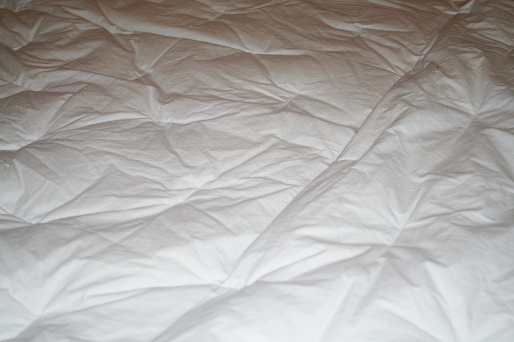 Make two toddler duvets out of one twin or full duvet