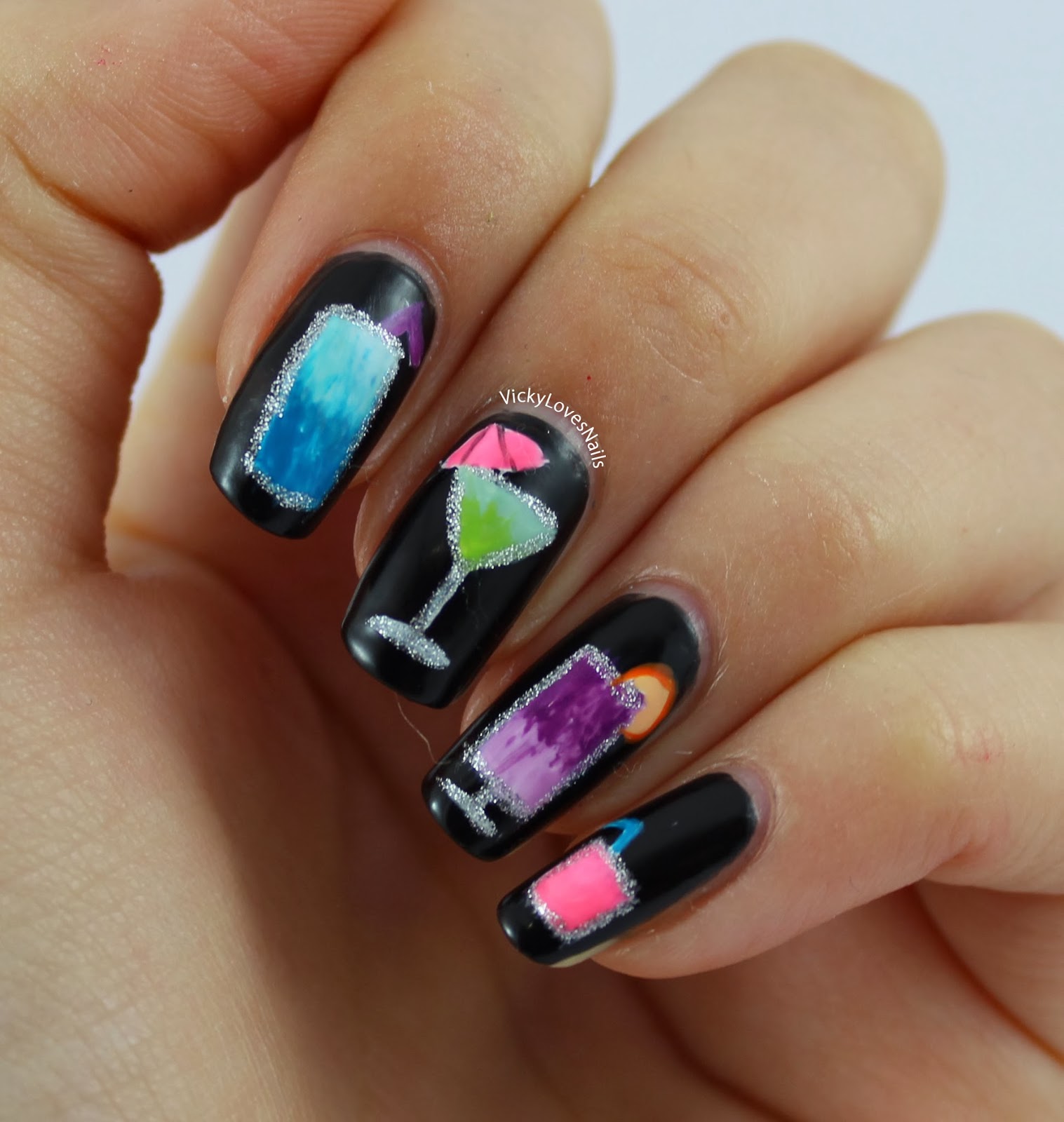 Vicky Loves Nails! My Birthday Cocktail Nails