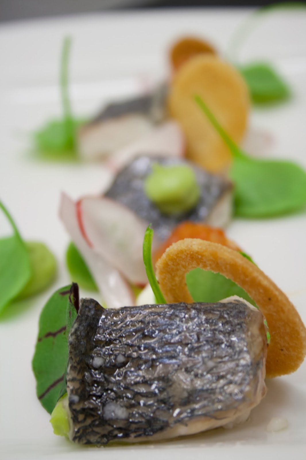 Dorade royale, avocado, tomatensalsa - Hap en Tap