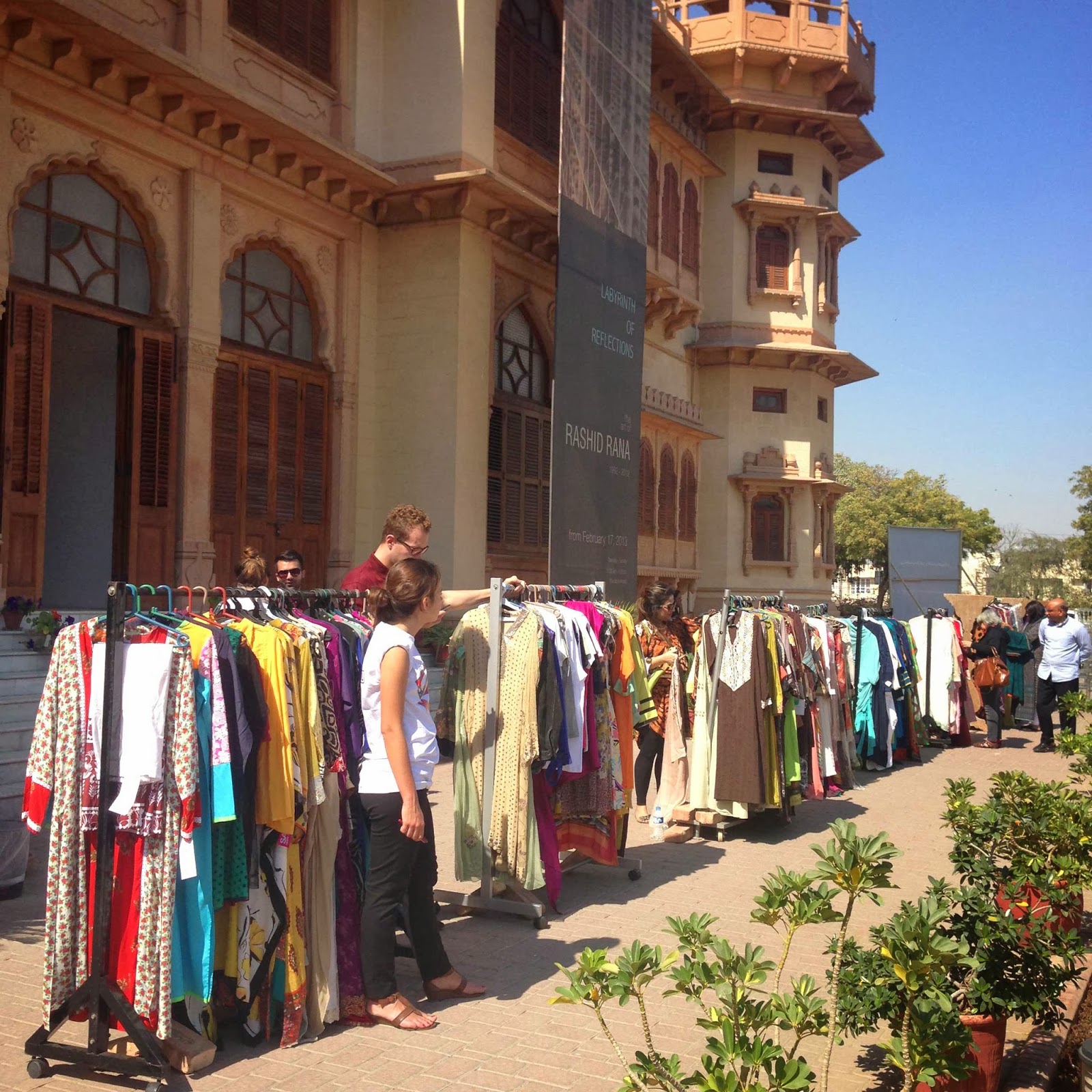 Mohatta Palace - Pakistani fashion charity trunk show for the Sindh Festival