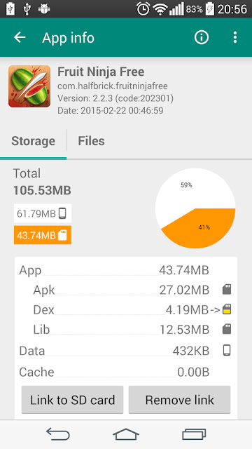 Increase internal memory in android