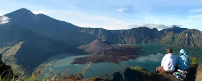 Plawangan Senaru Crater Rim 2641 meters Mt Rinjani