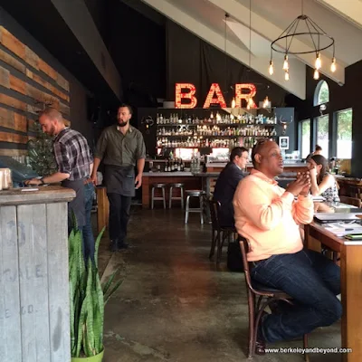 lunch in bar at TOAST Kitchen + Bar in Oakland, California