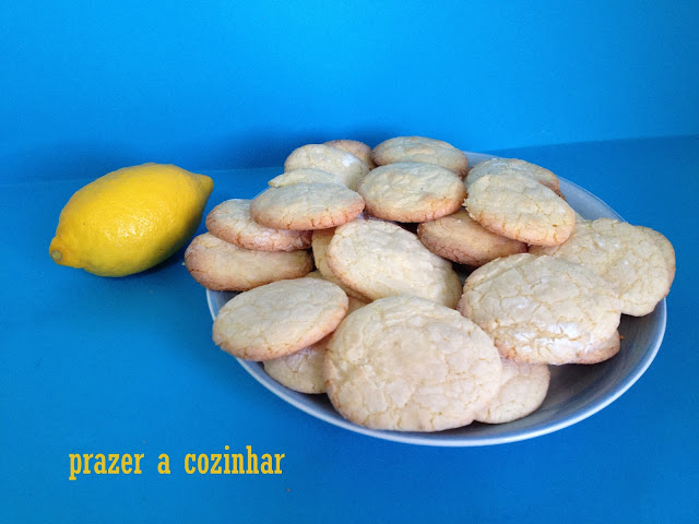 prazer a cozinhar - biscoitos fofos de limão