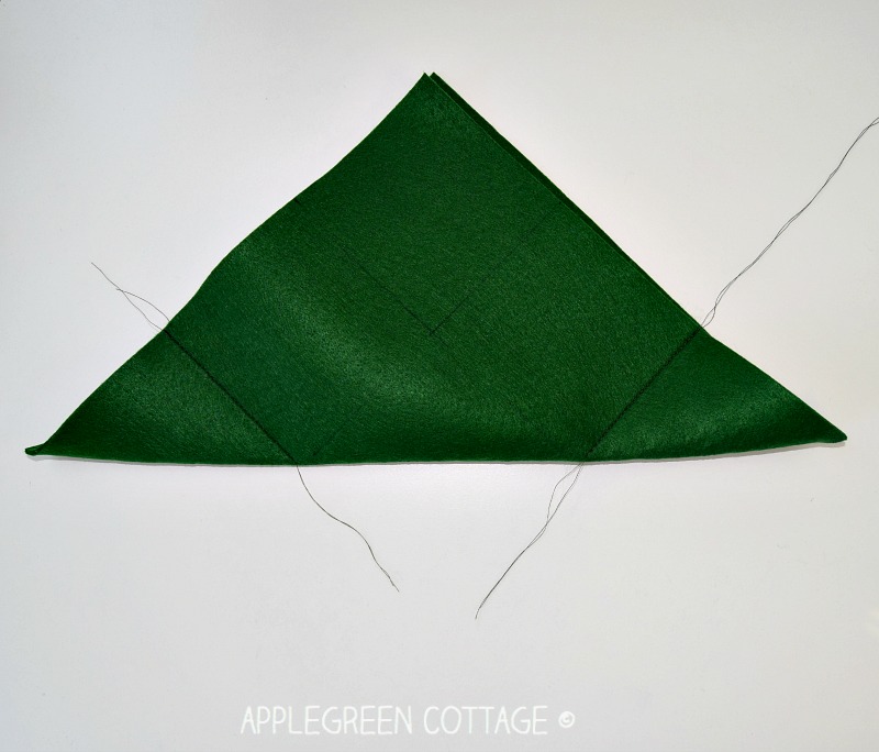 EasySew Quick DIY Felt Storage Box AppleGreen Cottage