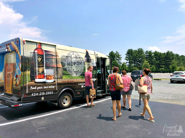 Your Cville Hop On guide is not only your driver, but he (or she) also makes sure that you & your group stay on schedule & will even carry your boozy souvenirs back to the bus for you!