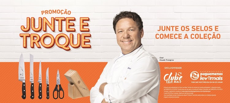Campanha Junte e Troque traz ação exclusiva com chef Claude Troigros e Tramontina