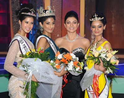 Miss India 2011 Gallery -Vasuki Sunkavalli - Parul Duggal - Tanvi Singla - Mentor Sushmitha Sen