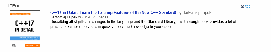 C++17 in Detail @ Skillsoft