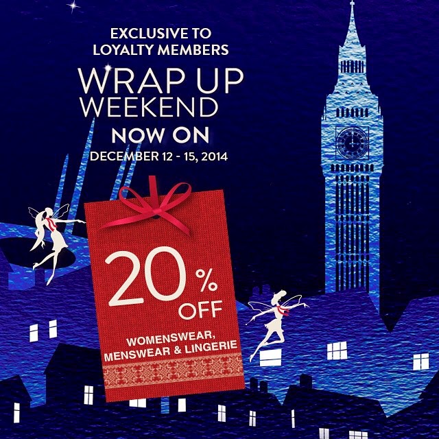 Marks & Spencer Loyalty Members Discount Dec 12 To 15 2014 Pamurahan