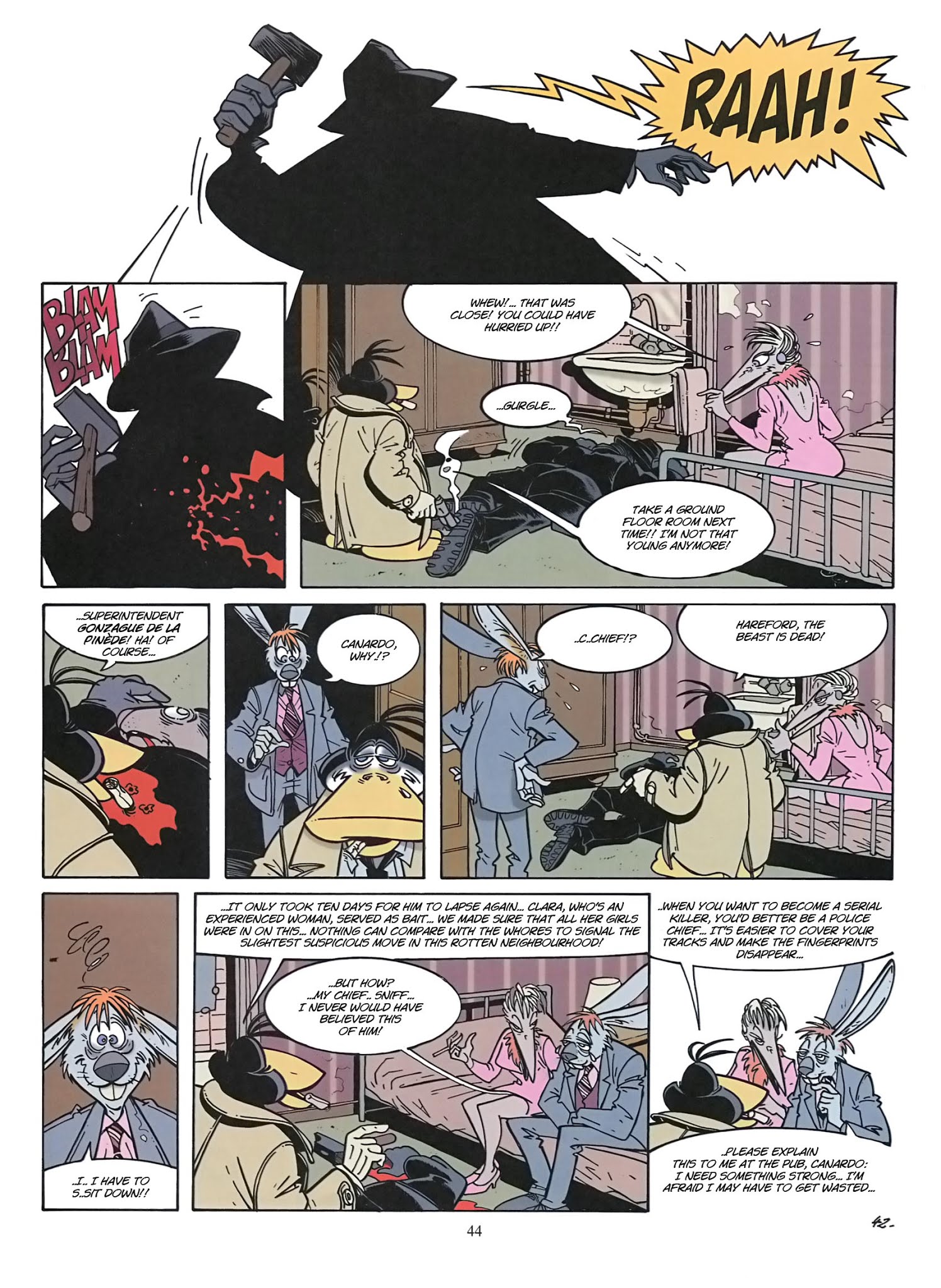 Read online Une enquête de l'inspecteur Canardo comic -  Issue #9 - 45