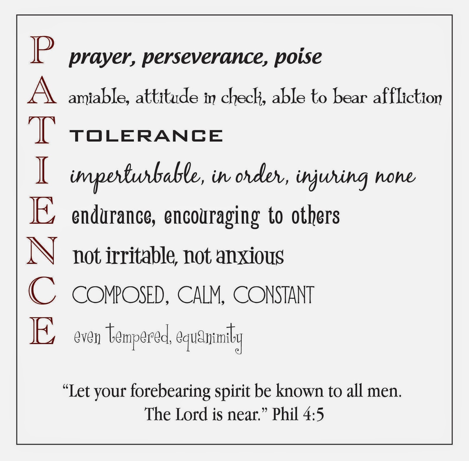VIA SALUTIS The Way of Salvation THE PURPOSE OF GOD'S PATIENCE