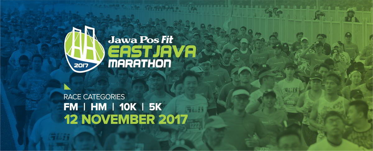 Poster Jawa Pos Fit East Java Marathon • 2017