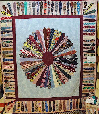 The Added Touch With Amani: Thrifty Tie Quilt