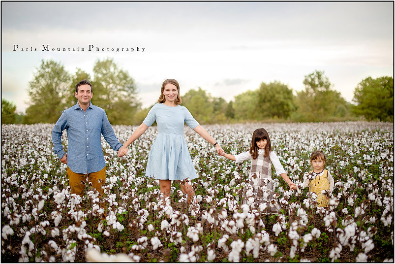 Cotton Field Family Portraits | Atlanta Family Portrait Photographer