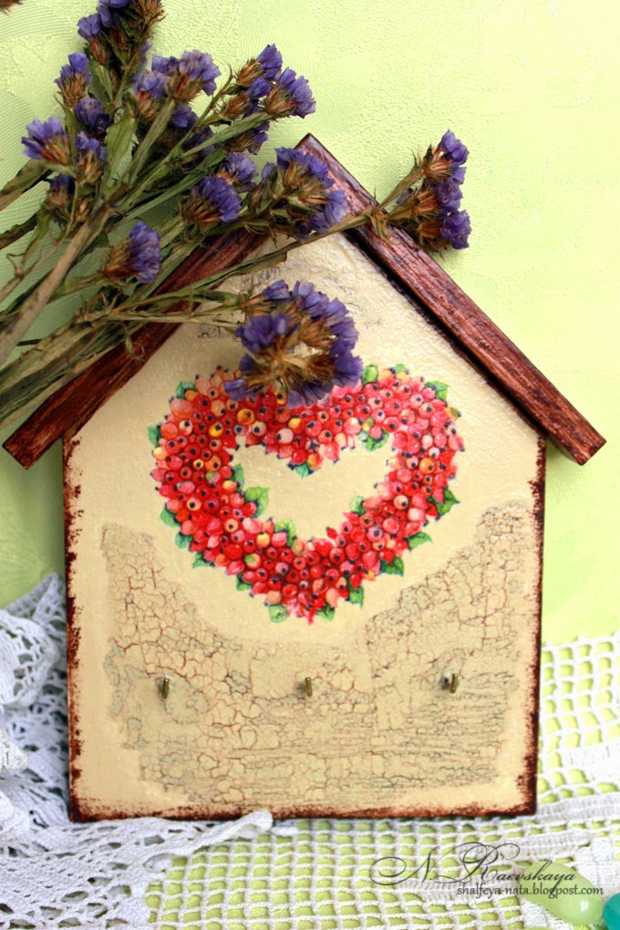 Шалфейная полянка: Домик для ключей.