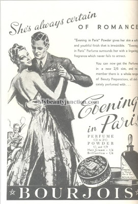 Vintage makeup and skin care advertisements from magazines