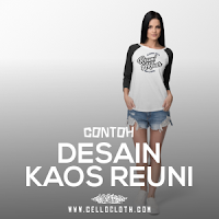 18 Contoh Desain Sablon Kaos Reuni Alumni Kelas Angkatan Sekolah SMP SMA