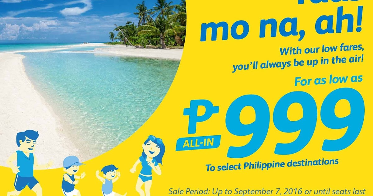 Cebu Pacific Cheap Flights Philippines 2017 Piso Fare Updates 2020
