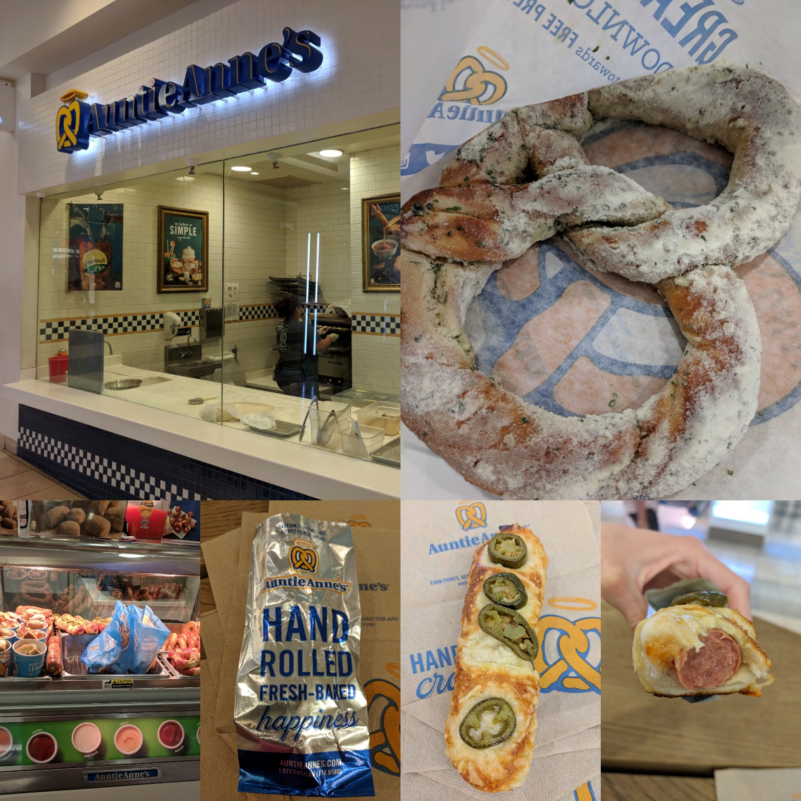Auntie Anne's Pretzels Julie's Dining Club
