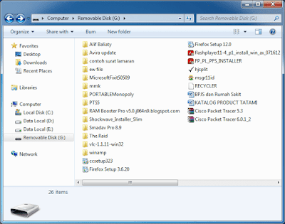 Format Flashdisk melalui Windows Explorer - Computer