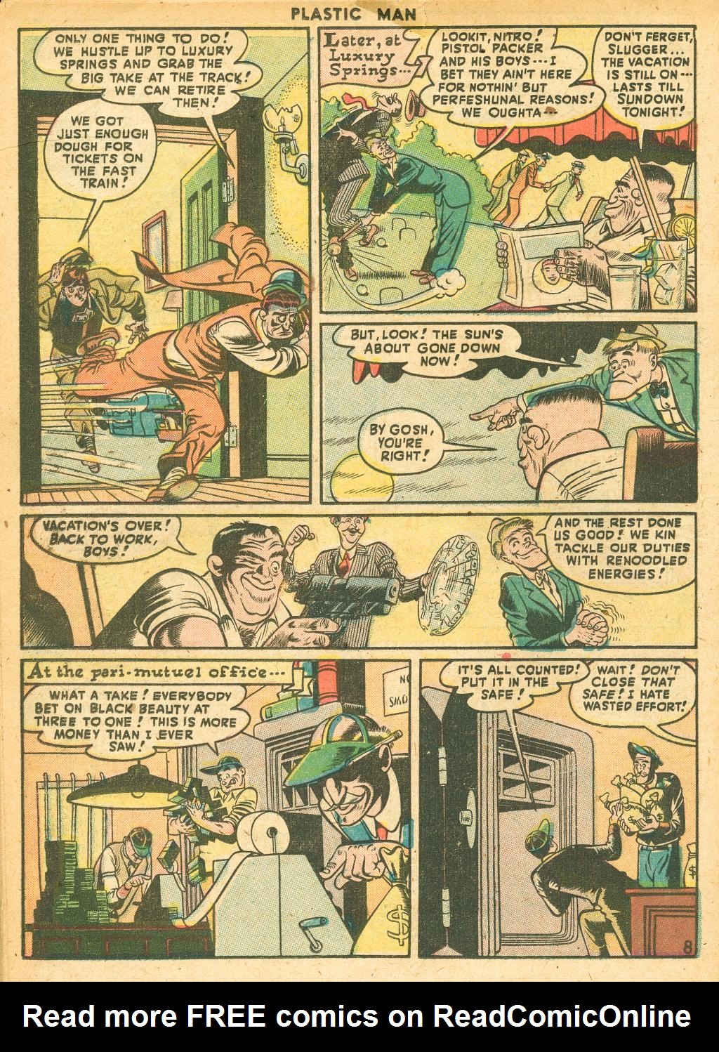 Read online Plastic Man (1943) comic -  Issue #10 - 22