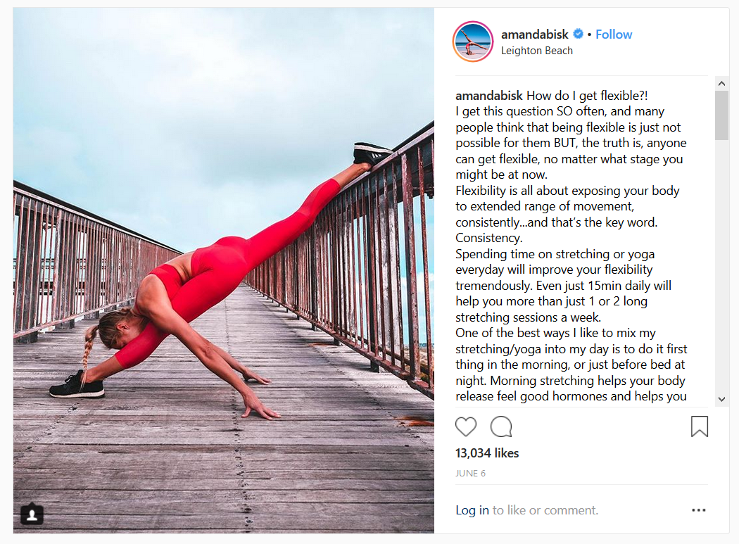 Top Fitness Girls Amanda Bisk Inspiring Fitness Girls On Instagram