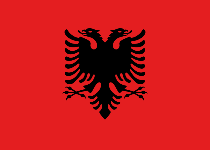 Bendera identitas negara Albania