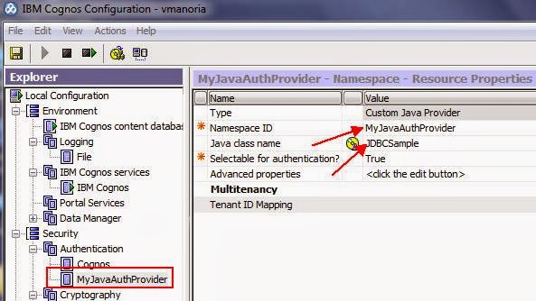 Business Analytics: Setting up IBM Cognos BI security using Java based ...