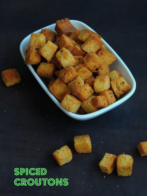 Spiced Croutons, Oregano spiced croutons