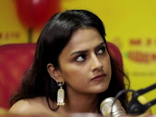 Actress Shraddha srinath NKP interview Stills at radio Mirchi Actress Shraddha srinath NKP interview Stills at radio Mirchi