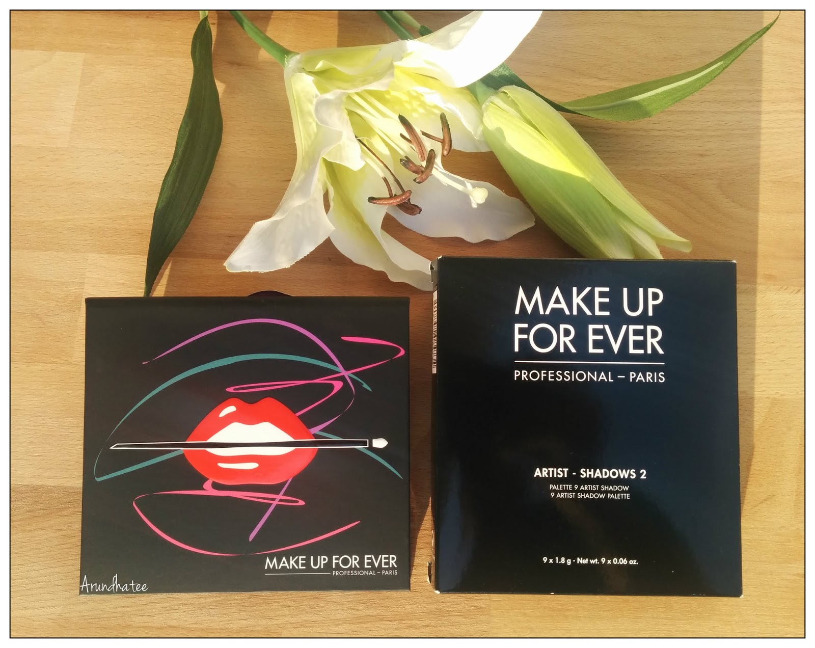 Discovering me MAKE UP FOR EVER Artist Palette Volume 2 Artistic