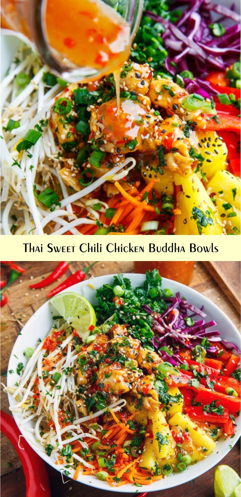 Thai Sweet Chili Chicken Buddha Bowls Extra Ordinary Food