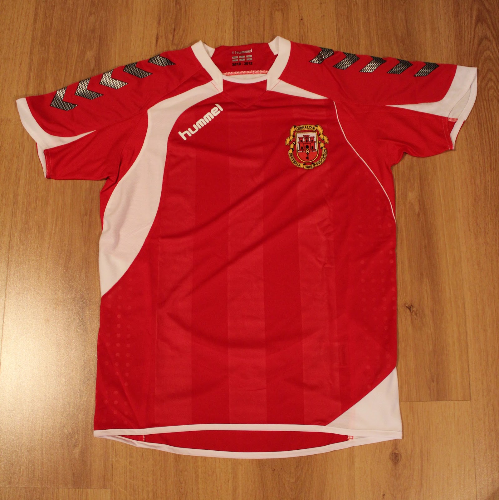 Solana's football shirt collection Gibraltar 2010/12 Home Kit