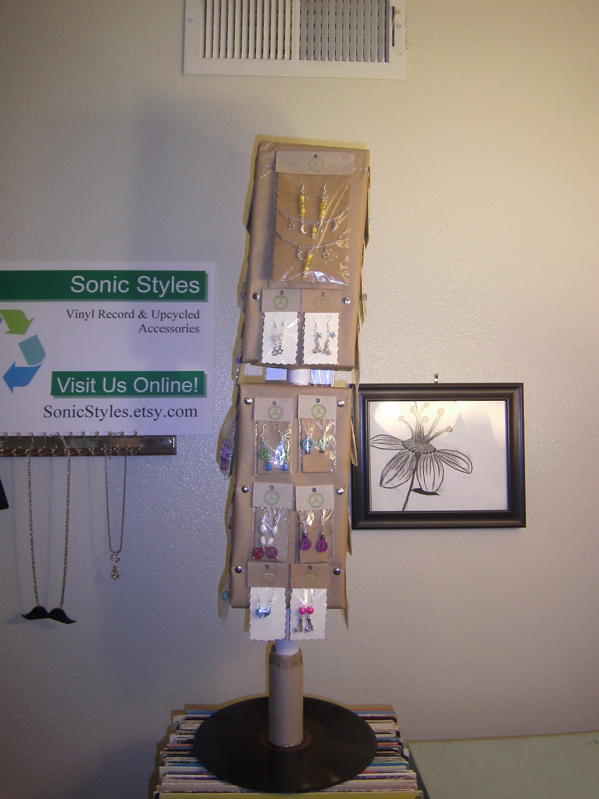 SonicStyles How to Make a Rotating Jewelry Display Stand From Recycled Materials