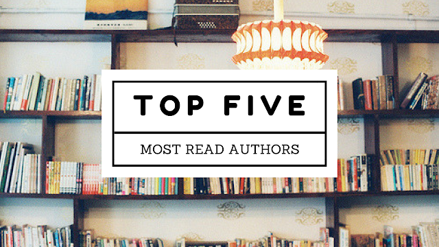 My Top Five Most Read Authors 