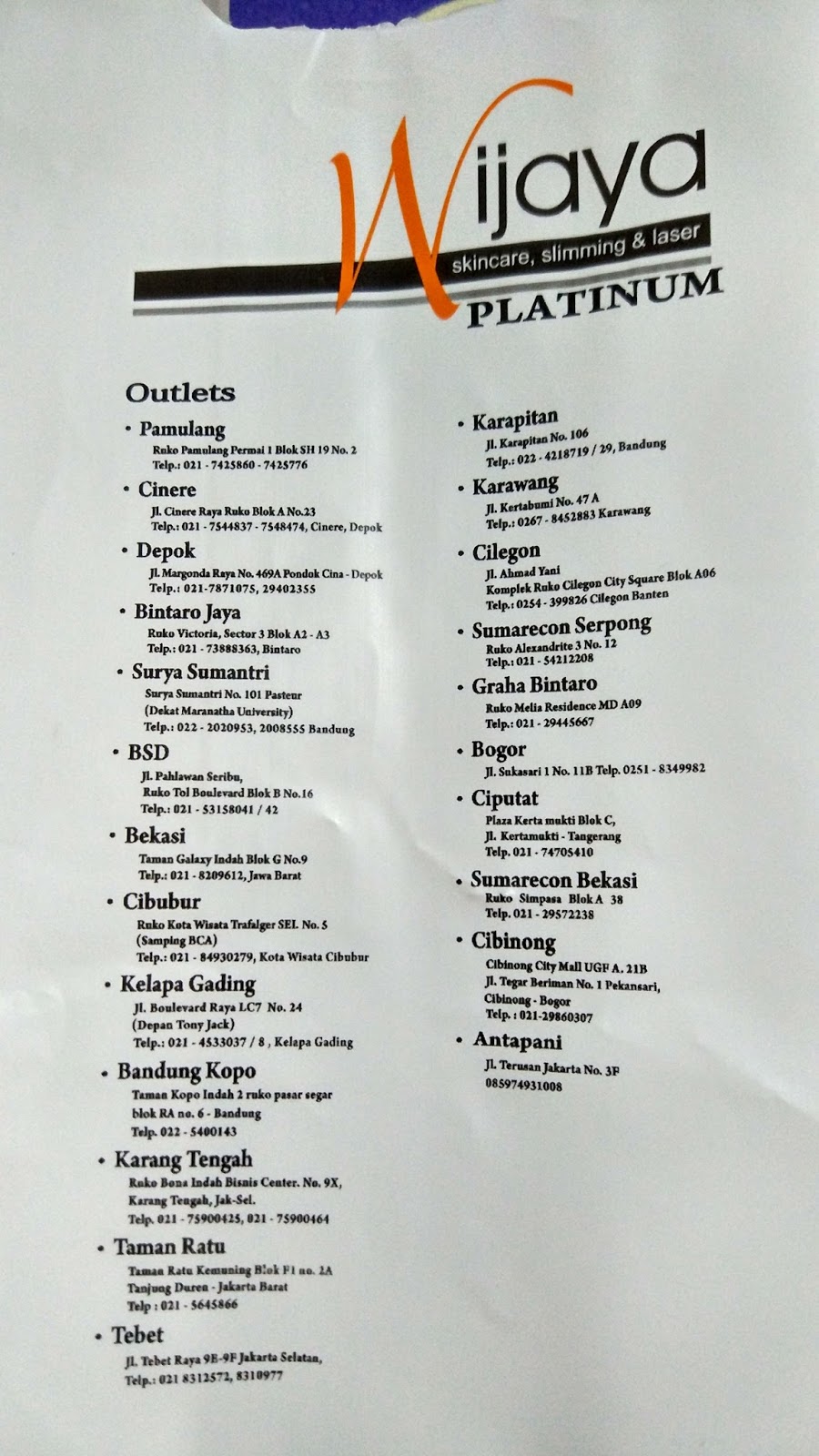 Fashion and Beauty Enthusiast Review Wijaya Platinum Skincare