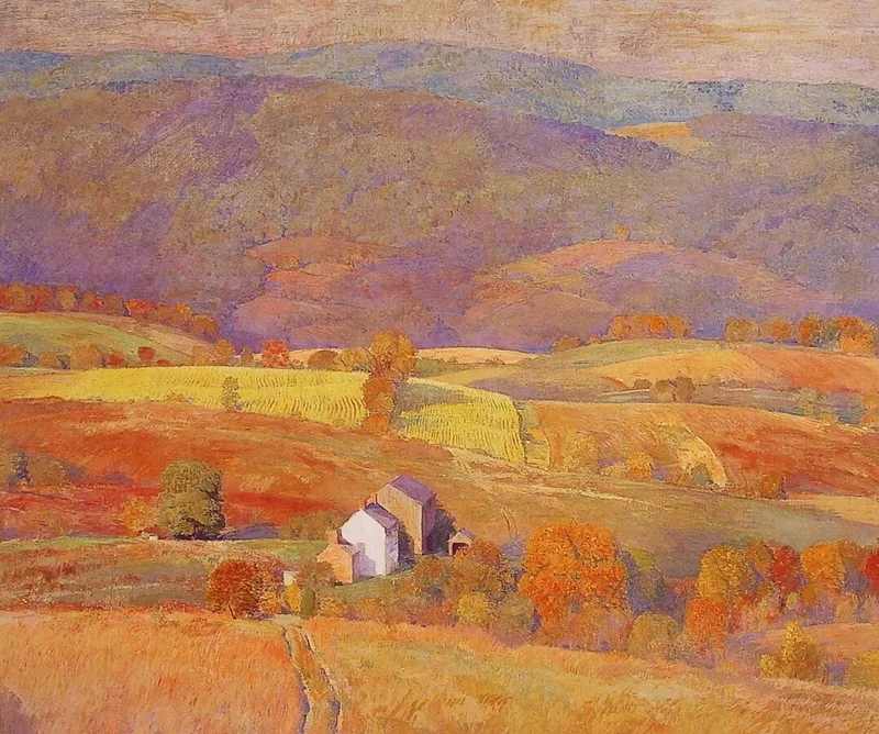 Daniel Garber 1880-1958 | American Impressionist painter