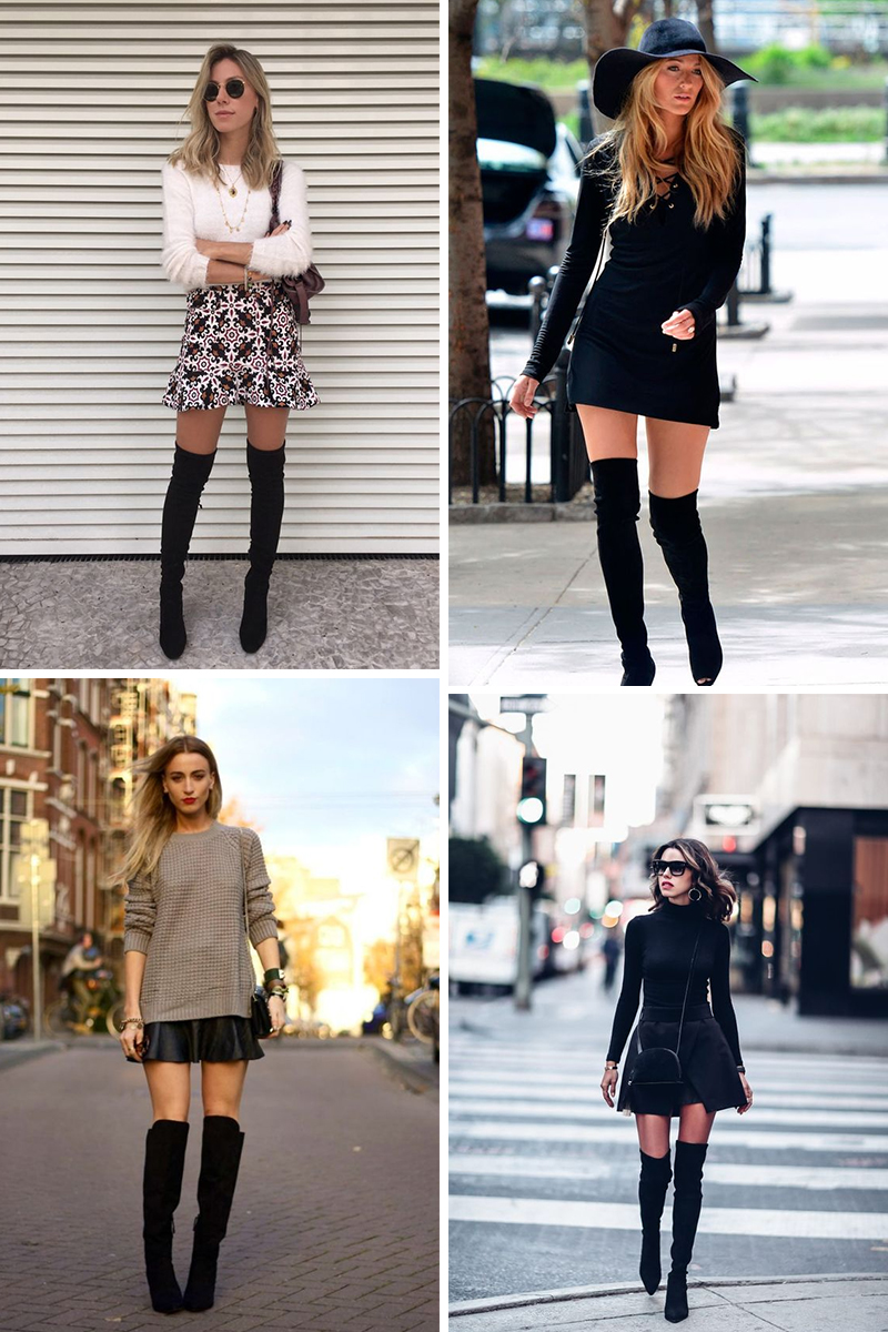 Como usar Botas Over the Knee Como usar Botas Over the Knee