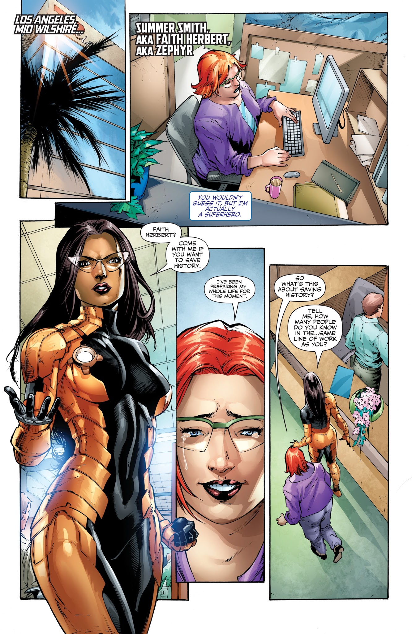 Read online Faith and the Future Force comic -  Issue #2 - 18