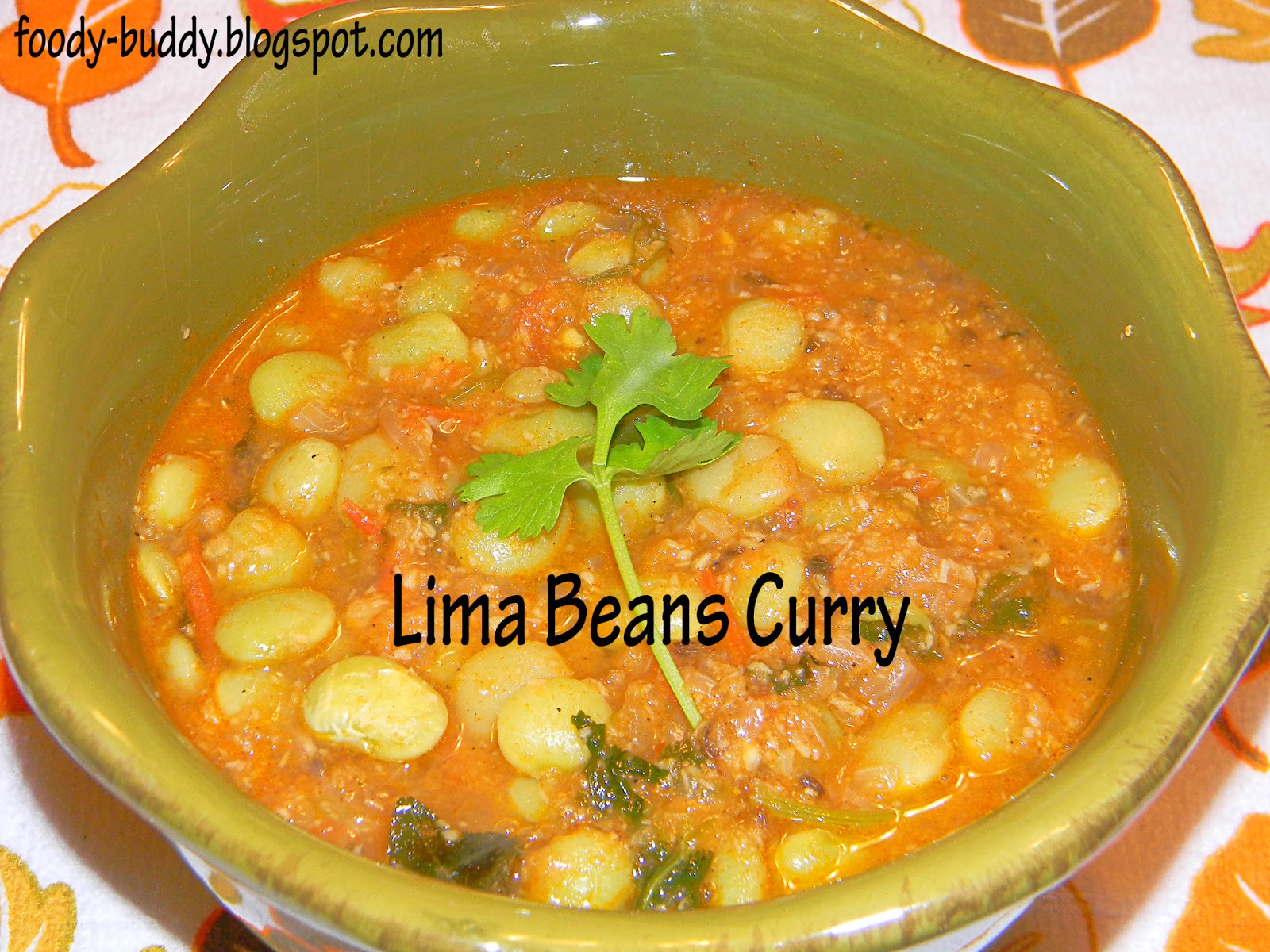 Foody Buddy Baby Lima Beans Curry